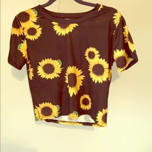Sunflower Crop Top